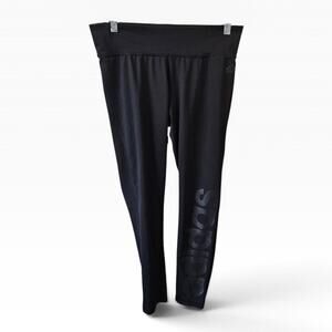 Adidas Women's  Cliamate Linear Logo Mix Tight Leggings SZ. M